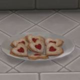 Flirty Heart Cookies- The Sims 4